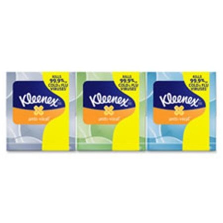 KIMBERLY-CLARK PROFESSIONAL Kimberly-Clark Professional KCC21286 Kimberly-Clark Kleenex Anti-Viral Facial Tissue; 3 Per Pack KCC21286